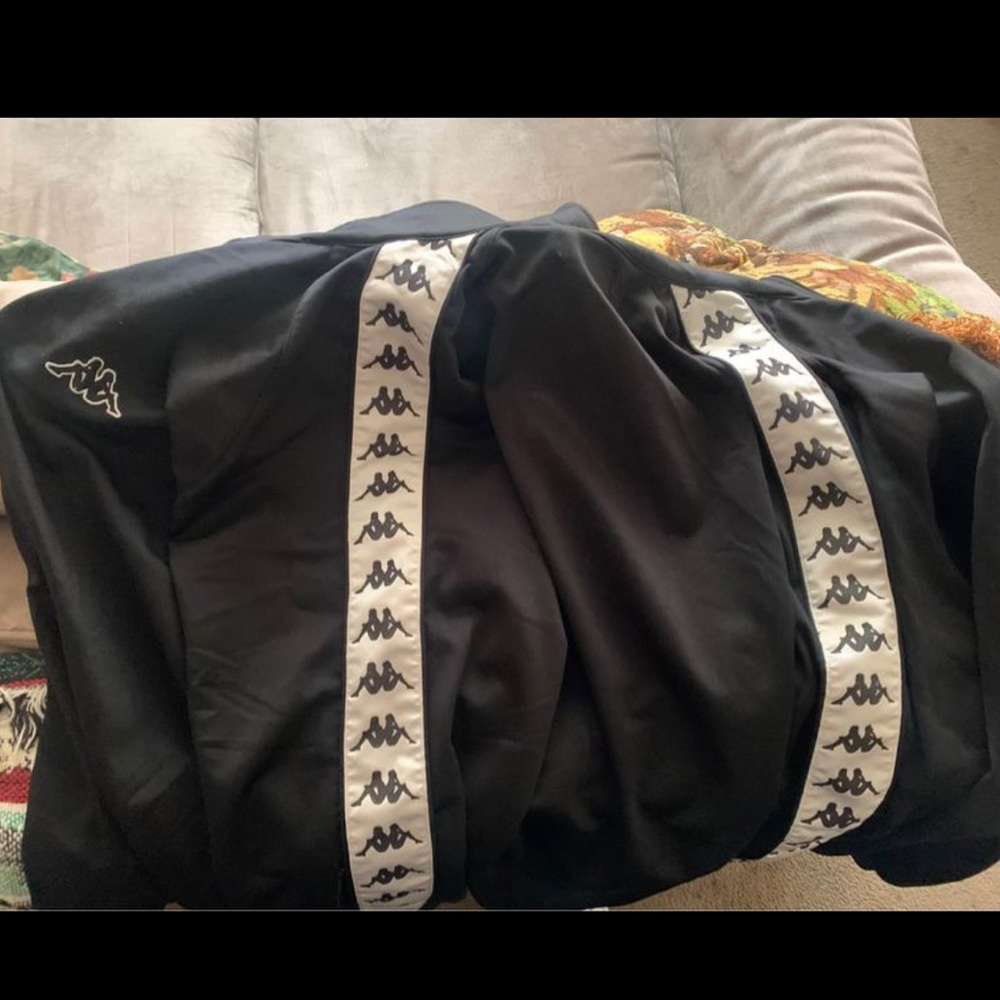 Kappa 222 Banda Anniston vintage track jacket black/white
